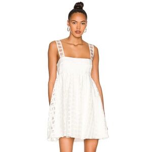 Amanda Uprichard Russo Dress in White Check